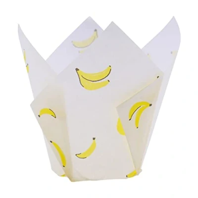 Afbeelding van PME Muffin Cups Banaan 24st