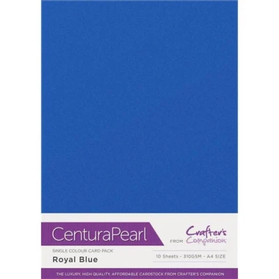 Afbeelding van Crafter&#039;s Companion Glitter karton A4 a 10 vel Koninklijk Blauw