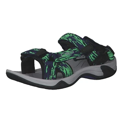 Afbeelding van CMP unisex wandelsandalen voor kinderen, B Blue Verde Neon