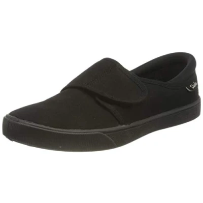 Afbeelding van Clarks Hopper Run Uniformschoenen, uniseks, kinderen, Zwart leder