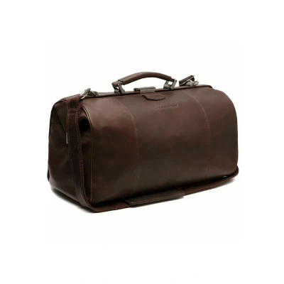 Afbeelding van The Chesterfield Brand Leren Weekendtas Bruin Texel