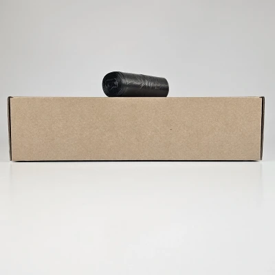 Afbeelding van Grijze Vuilniszakken 2.000 Zakken HDPE 10 Liter 39cm x 49cm (Alternatief Brabantia Code C, Afvalzakjes, Vuilnisbak Zakjes)