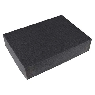 Afbeelding van HMF 1451100 Voorgesneden schuim, kubus, 440 x 315 mm, bodem voor koffer of aktetas, 100 mm