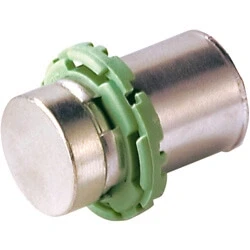 Afbeelding van Comap MultiSkin messing perskoppeling eindkap 20 (water)