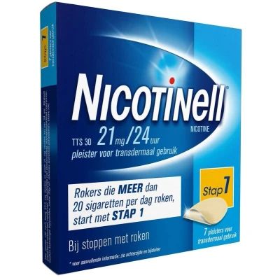 Afbeelding van Nicotinell Pleister 21mg/24uur (Tts30)