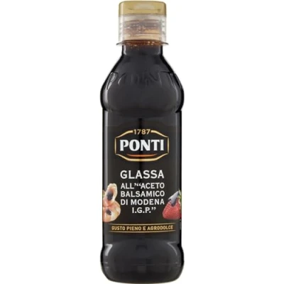 Afbeelding van Modena Balsamico Ponti Aceto pittige sauzen, 3 stuks azijn saus 250 ml