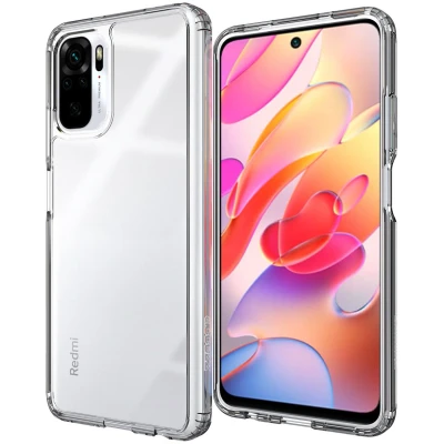 Afbeelding van Accezz Hoesje Geschikt voor Xiaomi Redmi Note 10 (4G) Shockproof Xtreme Impact Backcover Transparant