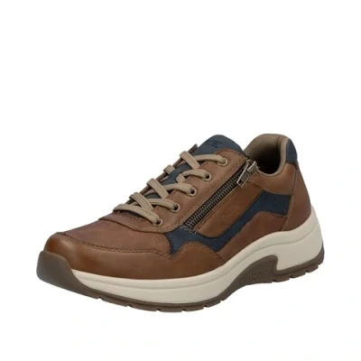 Afbeelding van Rieker 11001 veterschoenen voor heren, Bruin, 47 EU