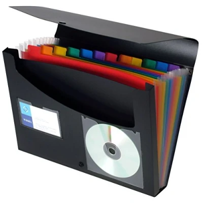 Image de Viquel VI 118687 01 Porte documents Rainbow Class ® 12 onglets 13 compartiments de rangement