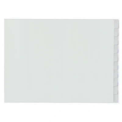 Image de Kangaro intercalaires en plastique A3 paysage avec 10 onglets (4 trous)