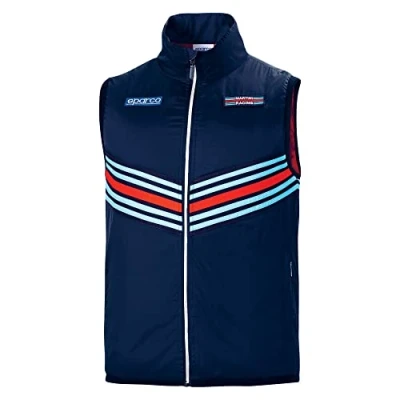 Afbeelding van Sparco 01313MRBM4XL, Martini jas, blauw, XL, uniseks, volwassenen, meerkleurig, 42/50 EU, Meerkleurig
