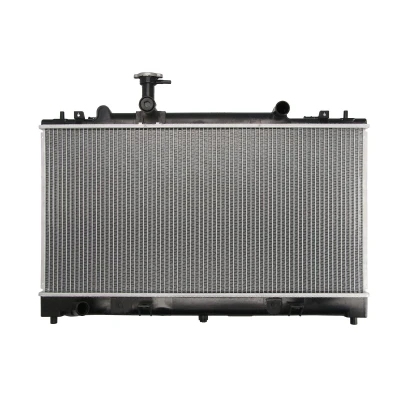 Afbeelding van THERMOTEC D73004TT Radiateur Aluminium, Kunststof voor voertuigen met/zonder airco 738 375 16 Handgeschakeld Koelribben gesoldeerd
