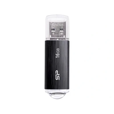 Afbeelding van USB stick Silicon Power SP016GBUF2U02V1K 16 GB 2.0 Black
