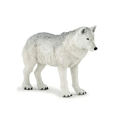 Afbeelding van Papo Fleece wolf LA Vie Wilde dieren figuur, 50195, 50195 Polar
