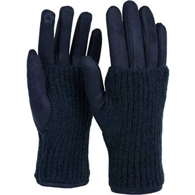 Afbeelding van styleBREAKER Handschoenen voor koud weer dames, Donkerblauw