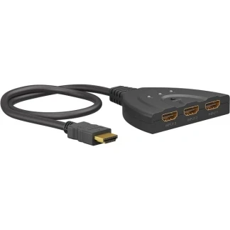 Afbeelding van HDMI switch Goobay 3 poorts (4K@30Hz, HDCP)