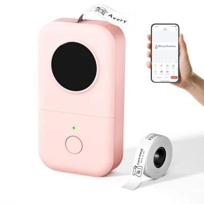 Afbeelding van Phomemo D30 Mini Bluetooth labelapparaat draagbare labelprinter voor iOS en Android telefoon, thermische zelfklevende etiketten thuis, kantoor kleine bedrijven