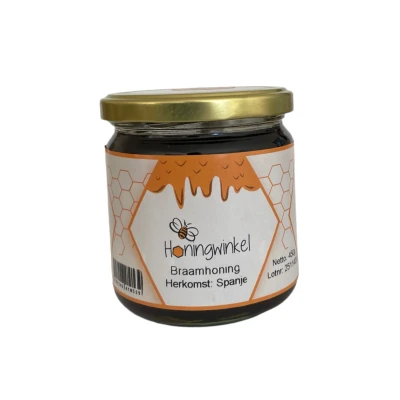 Afbeelding van Braamhoning 450g Spanje Honingwinkel