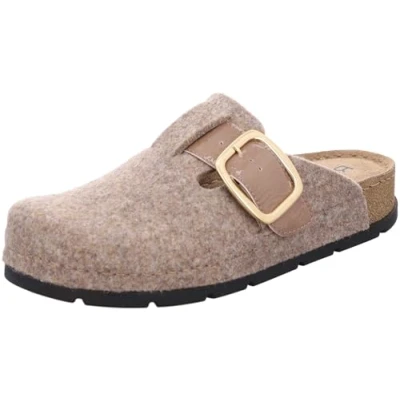 Afbeelding van Rohde 6012 17 Dames Pantoffels Open Beige 36