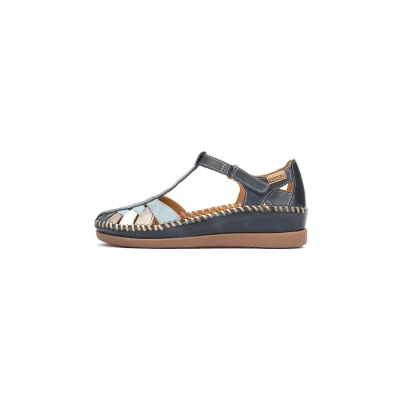 Afbeelding van Pikolinos Cadaques Sandalen met sleehak, Dames, Maat: 37, Ocean Leer