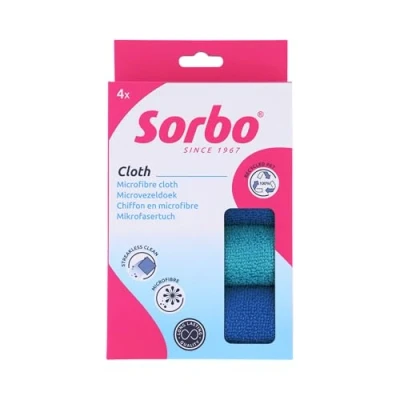 Afbeelding van Sorbo Microvezeldoek recycled 35x35cm 4 stuks