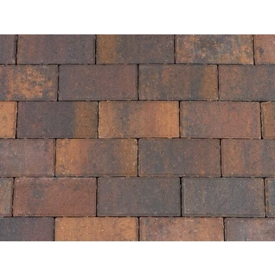 Afbeelding van Betonstraatsteen 21x10,5x8 cm paars gv komo