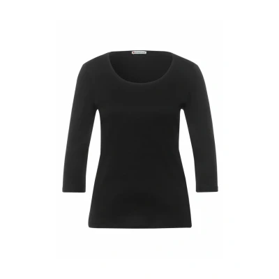 Afbeelding van Street One TShirt Pania Basic Zwart 44
