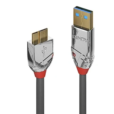 Afbeelding van LINDY USB kabel 3.2 Gen1 (USB 3.0 / 3.1 Gen1) A stekker, micro B stekker 3.00 m Grijs 36659