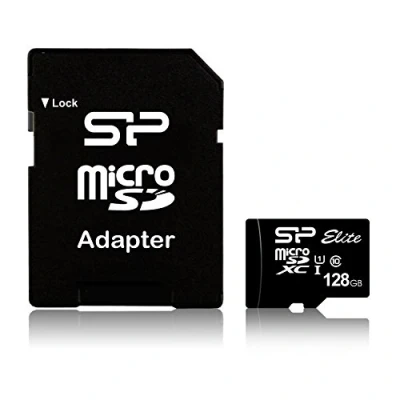 Image de SILICON POWER Elite Carte mémoire flash 128 Go UHS I U1 / Class10 microSDXC