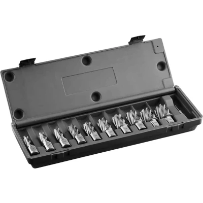 Afbeelding van Euroboor HCS.KIT/10 10 delige kernborenset 19,05 mm Weldon opname