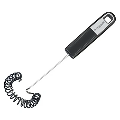 Afbeelding van Fackelmann SENSE Spiraalgarde 27 cm praktisch keukengerei met functioneel deel van roestvrij staal en siliconen, garde voor gecoate pannen (kleur: zilver/zwart) Aantal: