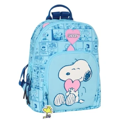 Afbeelding van Casual Rugtas Snoopy Love Licht Blauw 25 x 30 13 cm