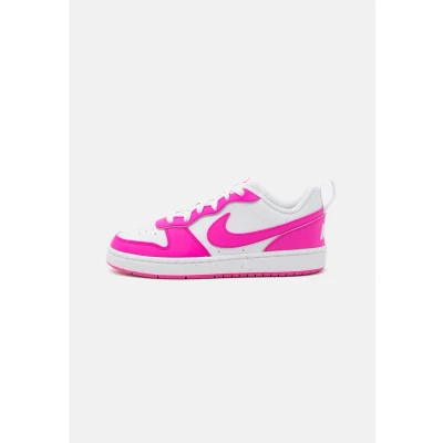 Afbeelding van Nike Court Borough Low Recraft Chaussures pour enfant plus âgé, blanc/fuchsia laser, taille 39 EU, Blanc laser fuchsia, EU