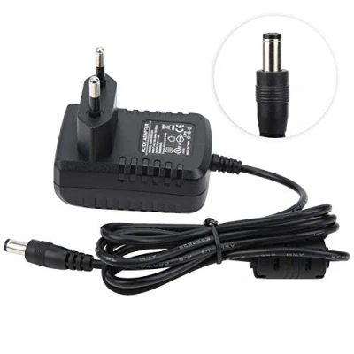 Afbeelding van Netadapter voor effectpedaal 9V 1A AC/DC elektrische toetsenbordversterker 100 240V (EU stekker)