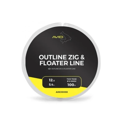 Afbeelding van Avid Carp Outline Zig &amp; Floater Line 0,30mm (5,4kg) Karper onderlijn materiaal
