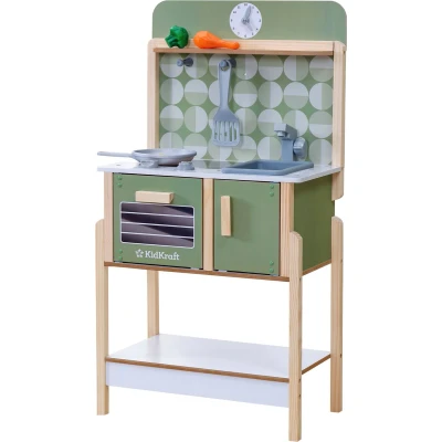 Afbeelding van KidKraft Time to cook Houten Kinderkeuken met 5 accessoires