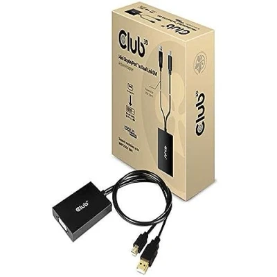 Afbeelding van club3D CAC 1373 HDMI kabel Aansluitkabel A stekker, stekker 3.00 m Zwart Vlambestendig