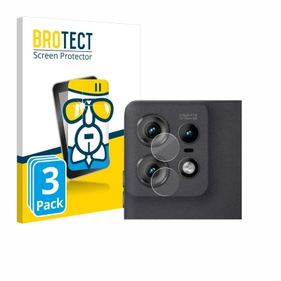 Afbeelding van BROTECT Screenprotector voor Motorola Edge 50 Pro (ALLEEN Camera Lens) Folie Beschermfolie Beschermglas transparant (3 Stuks)