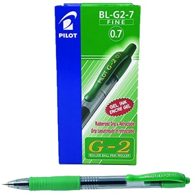 Afbeelding van Gelpen Pilot G 2 07 Groen 0,4 mm (12 Stuks)
