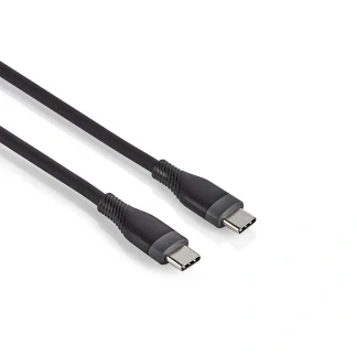 Afbeelding van USB C naar kabel 1.5 meter 2.0 (Vertind koper, Power Delivery, 60 W, Zwart)