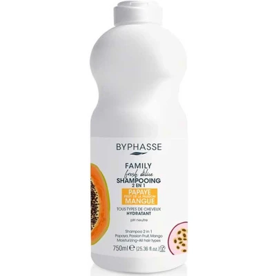 Afbeelding van Shampoo and Conditioner Byphasse Family Fresh Delice Mango Passion Fruit Papaya (750 ml)