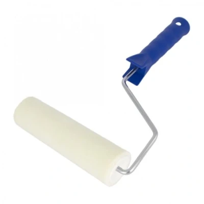 Afbeelding van Verfroller velours met beugel 18cm