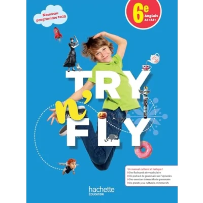 Afbeelding van TRY N&#039; FLY ANGLAIS 6E LIVRE ELEVE