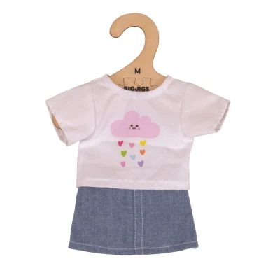 Afbeelding van Bigjigs Poppenkleertjes zomerkleding voor een pop van 30 cm