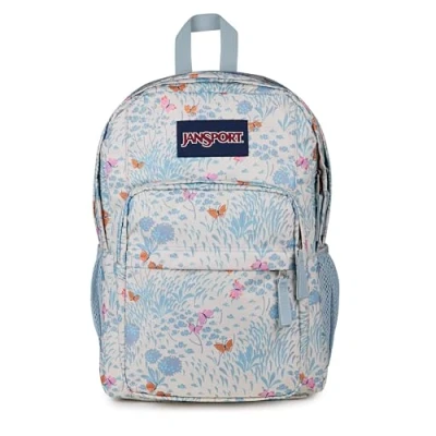 Image de JANSPORT Big Day Pack Grand Sac à Dos, Compartiment pour Ordinateur Portable 15In, 43.5 X 19 32.5 cm, Fluttering Field Multicolore