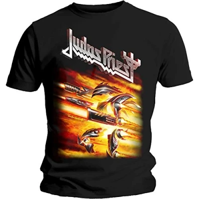 Afbeelding van Judas Priest Firepower Heren T shirt 2XL Zwart