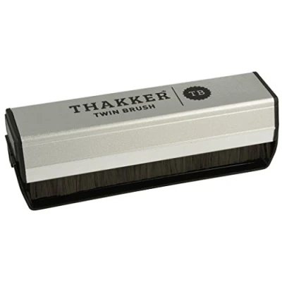 Afbeelding van Thakker Twin Brush Carbon Velvet Borstel voor HiFi/DJ platen