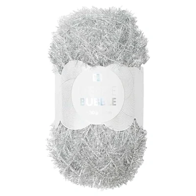 Afbeelding van Frida&#039;s Wollhaus Rico Design Creative Bubble Badgaren, 50 g, wol voor breien en haken, 57 kleuren (014, metallic zilver)