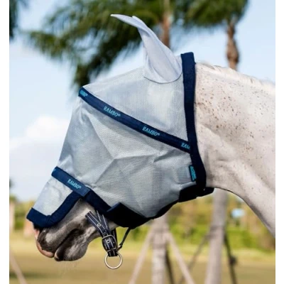Image de Rambo by Horseware Masque Anti Mouches Azure Blue/Navy/Electric BlueVendu par Agradi
