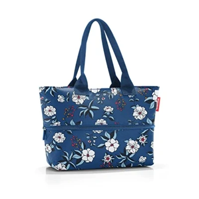 Afbeelding van Reisenthel Shopper E1 Schoudertas 12L Garden Blue Blauw